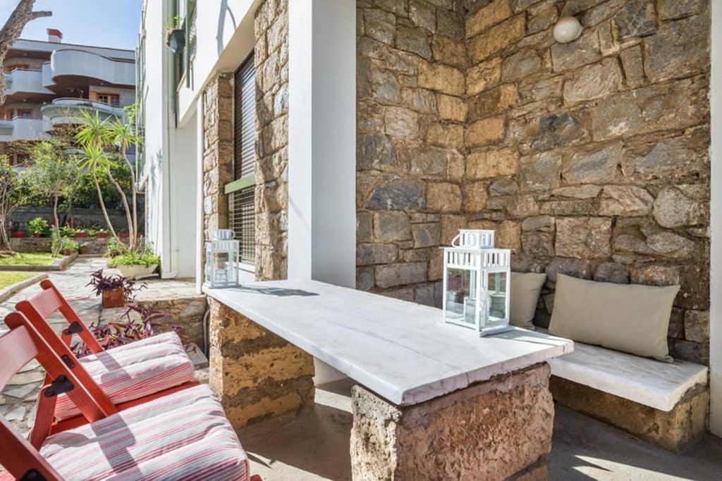 Sunny Apartment With 2 Bedrooms And Garden Glifada Zewnętrze zdjęcie